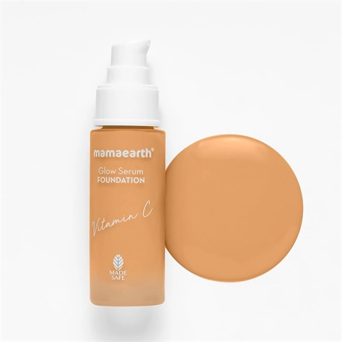 Glow Serum Foundation with Vitamin C & Turmeric for 12-Hour Long Stay - 01 Ivory Glow - 30 ml-NaturalGlow